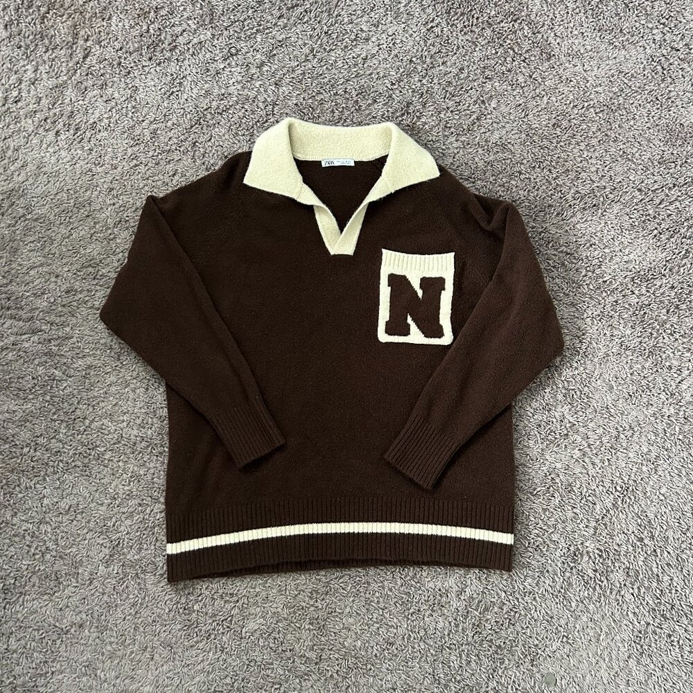 Zara Letter Sweater